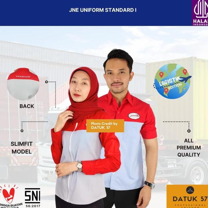 BARU International Quality : Seragam Kemeja JNE Standard I