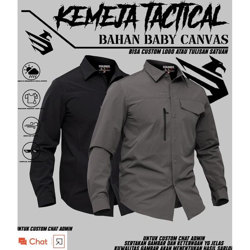 BARU Kemeja Tactical Baby Canvas