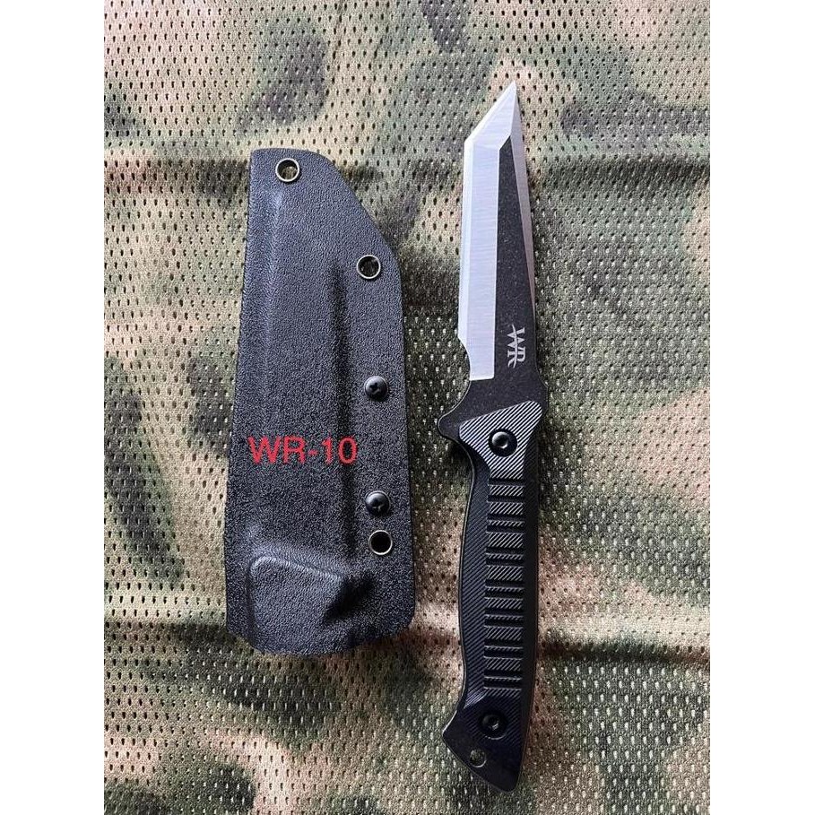 ''Terlaris" Pisau Tactical Kydex Wr 10 / Pisau Wr Tactical Outdoor / Pisau Camping Murah