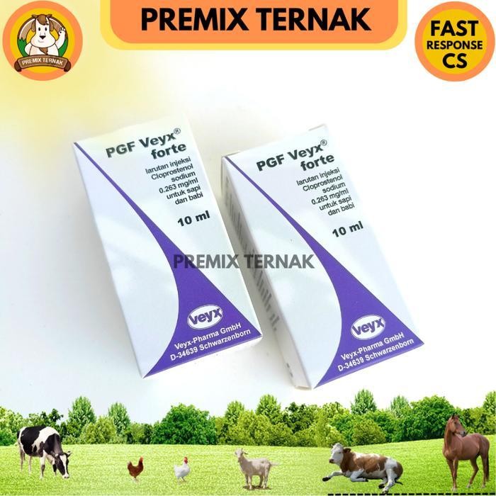 Pgf Veyx Forte 10Ml - Obat Birahi Pgf2Alfa Hewan Sapi Kambing Dll