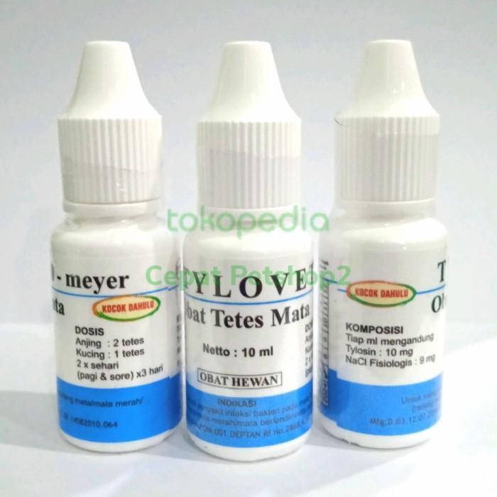 Obat Tetes Mata Kucing & Anjing Tylovet 10Ml /Tetes Mata Hewan