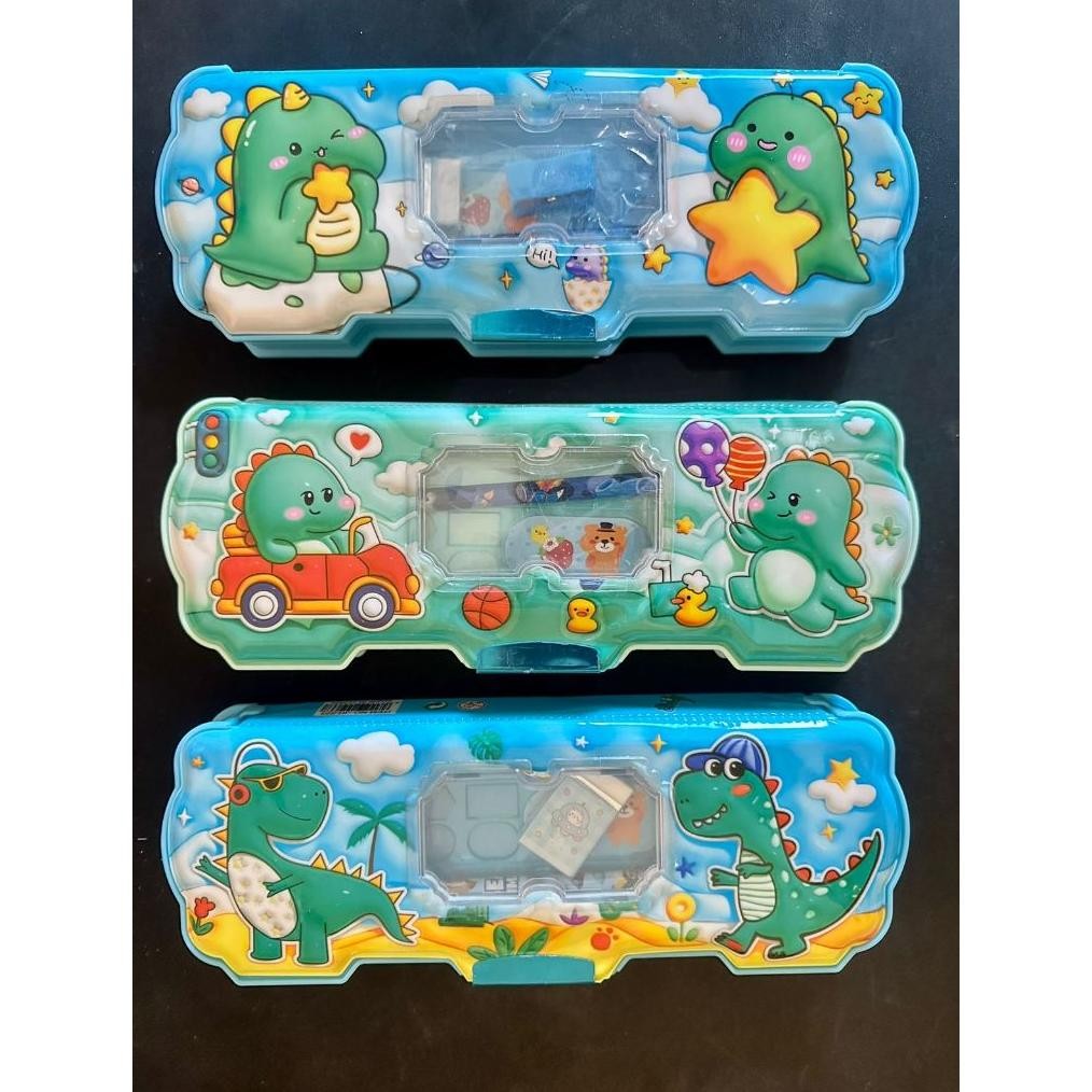 

Premium Kotak Pensil Magnet Anak Karakter Jh-223 / Pencil Case Dino Kekinian/ Tepak Magnet Study Set Viral Diskon