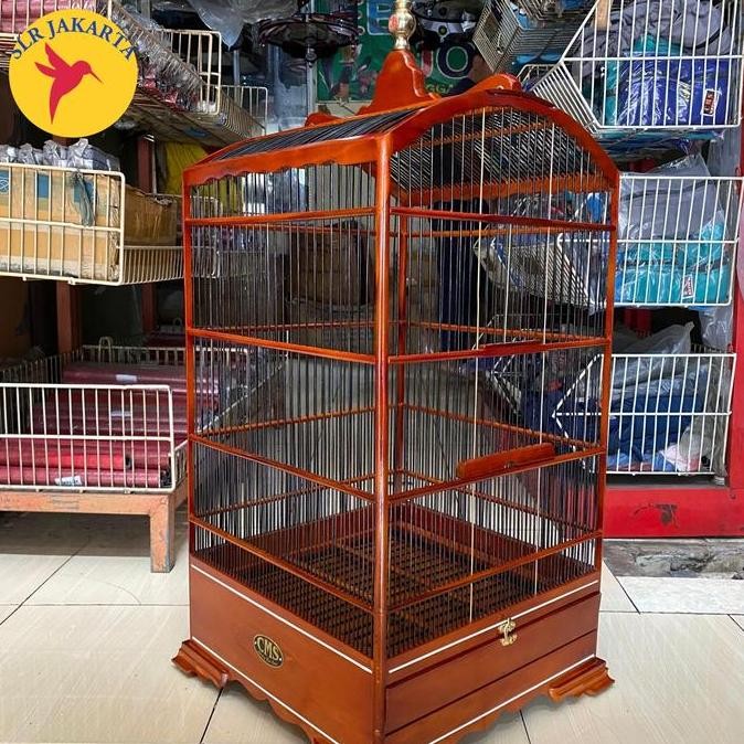 SANGKAR KANDANG KOSAN PENTET CMS COKLAT DOF 40x40CM