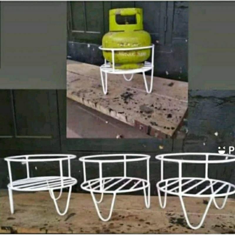 Tatakan Tabung Gas/Rak Tabung Gas Melon/Rak Pot Bunga