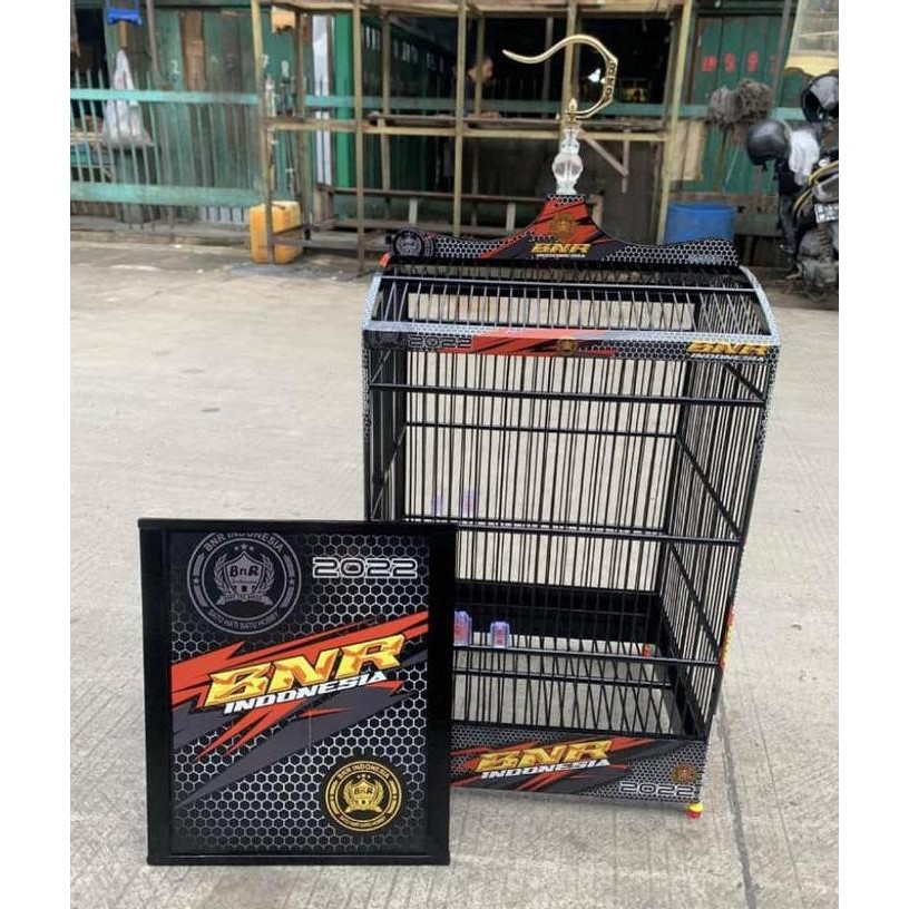 SANGKAR KANDANG KOTAK BNR 2022 BARU DECAL NO 1 DAN 2