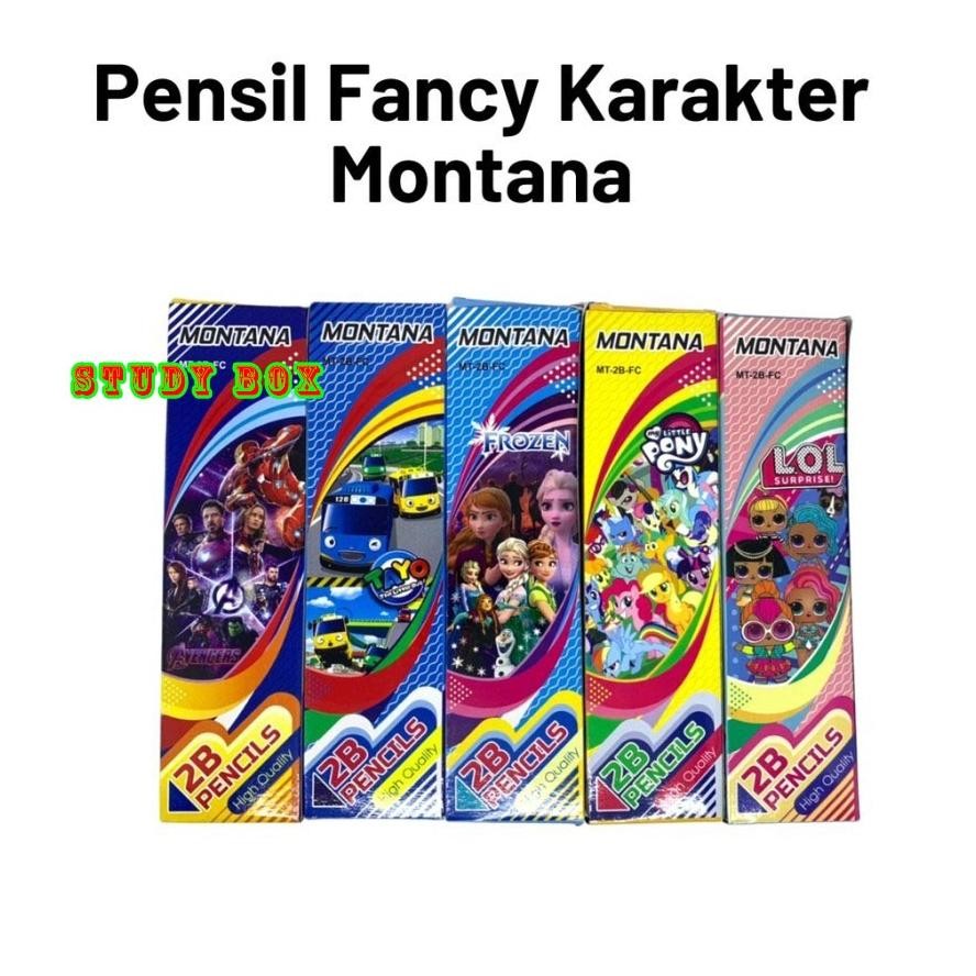 

Berkualitas 12Pcs Pensil 2B Fancy Karakter Fancy Alat Tulis Sekolah Berkualitas