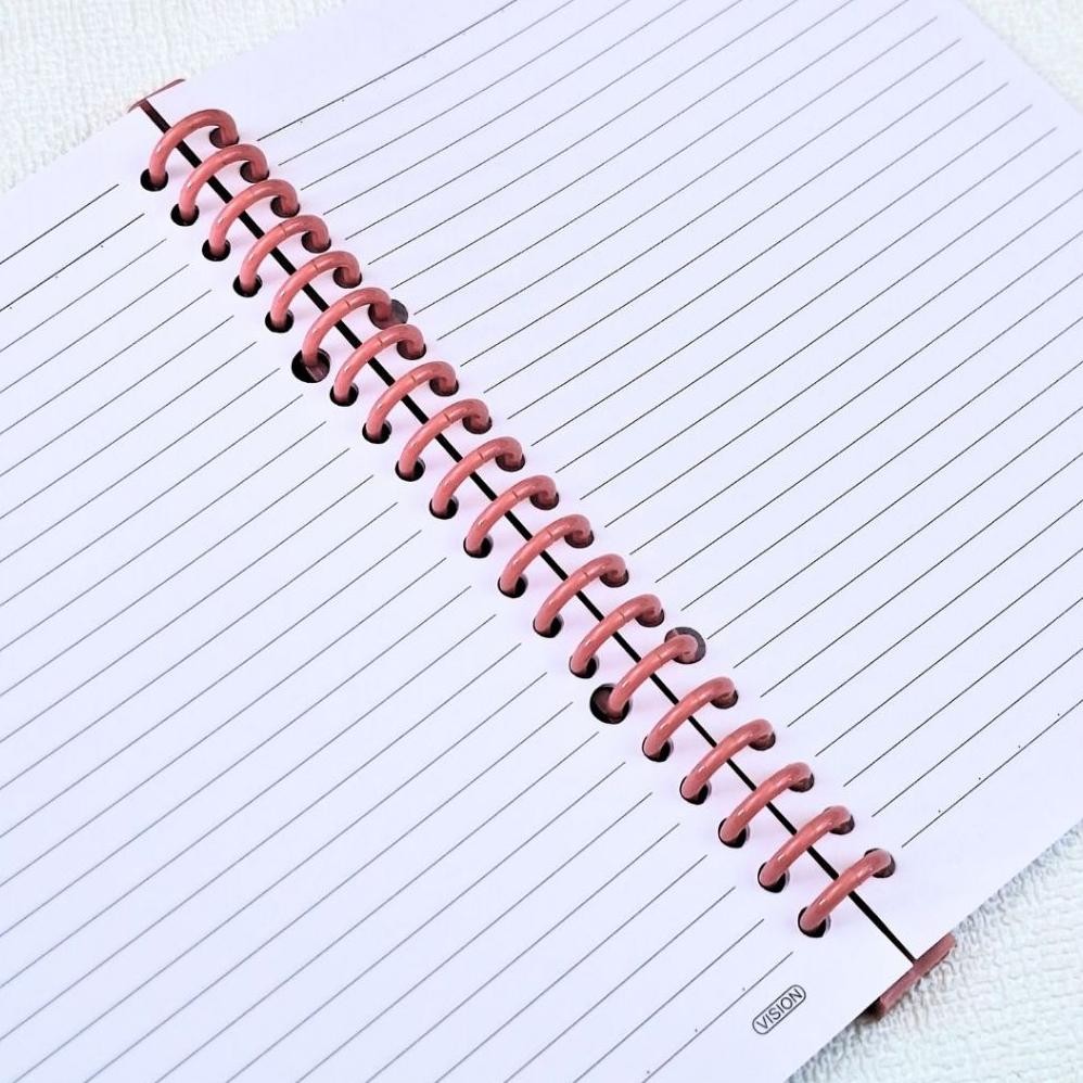 

Zumoo Ring Binder Binding Easy Ring BESAR Warna Macaron Pastel Morandi untuk Loose Leaf A5 B5