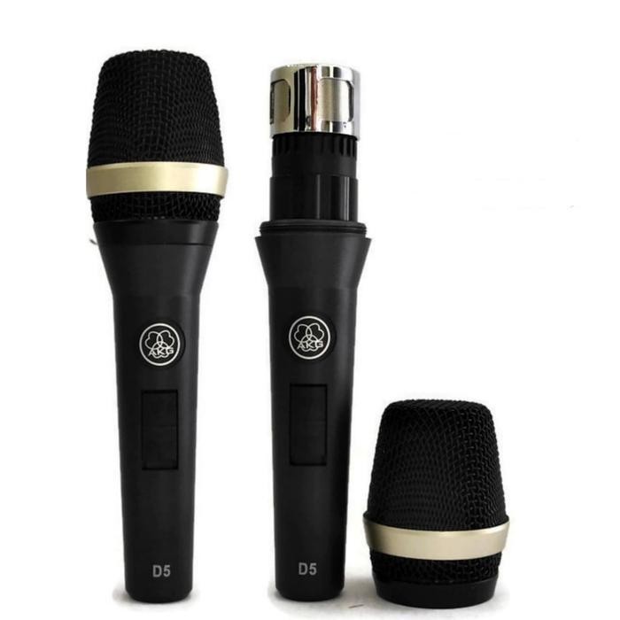 Akg Mic Karaoke Kabel D5S Professional Dynamic Microphone Vocal Original Dan Terpercaya