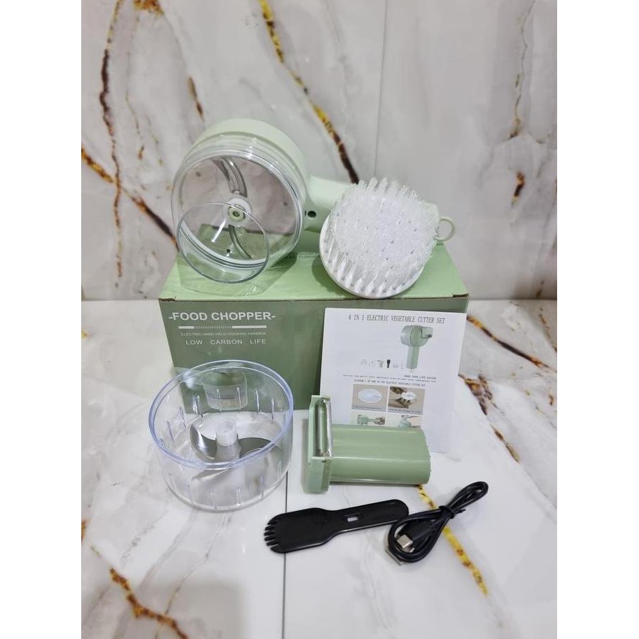 

Terlaris Tj-582 Food Chopper Electric 4 In 1 Blender Penggiling Bumbu