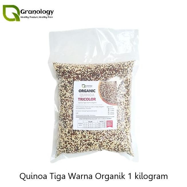 

ID | QUINOA TIGA WARNA / ORGANIC QUINOA TRI COLOR (1 KILOGRAM) BY GRANOLOGY