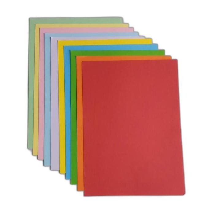 

Kertas Hvs Warna A4 80g Isi 50 Lembar per Pack 10 Warna Mixed