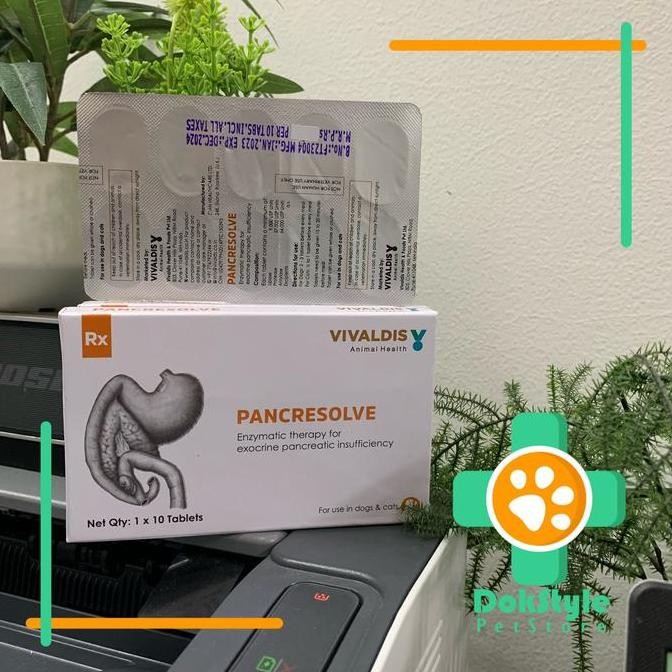 Terlaris Pancresolve Enzym Pencernaan Anjing Kucing Original Mirip Panakare