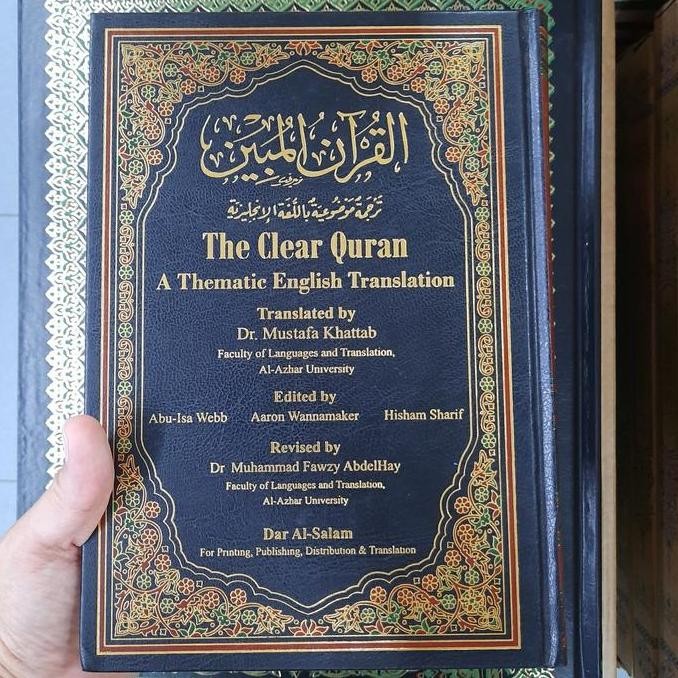 

Jual Al-Quran Al-Mubin The Clear Quran Terjemah Inggris 17 X 24 Cm