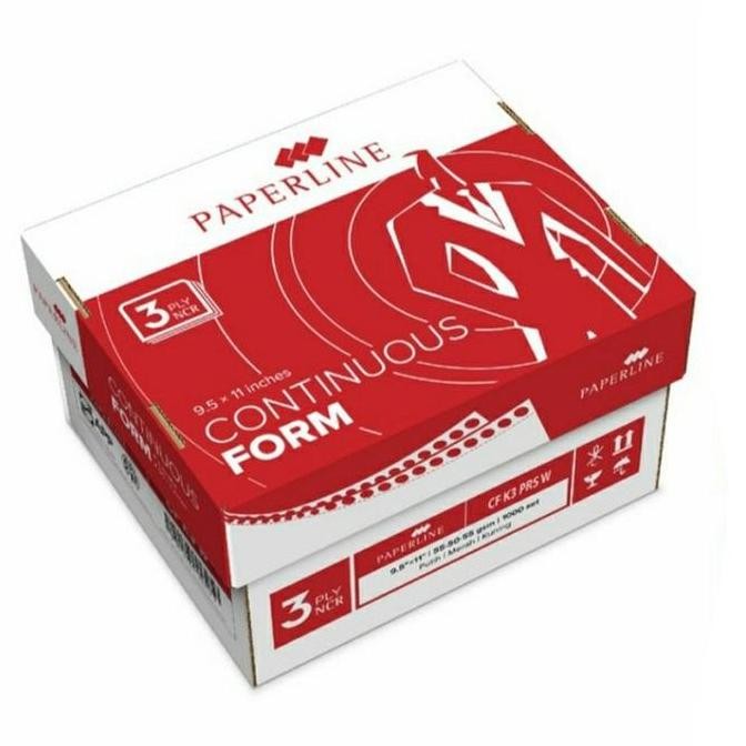 

TERBARU Paperline PPL Continous Continuous Form 3 PLY CF K3 W PRS BISA GRAB!