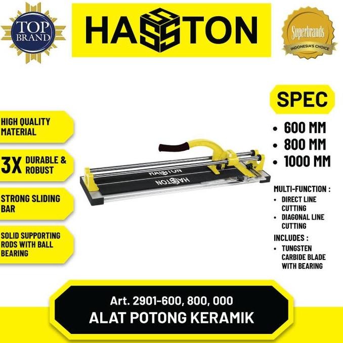 

Terlaris Hasston Alat Potong Keramik Multifungsi / Multifunction Tile Cutter (2901)
