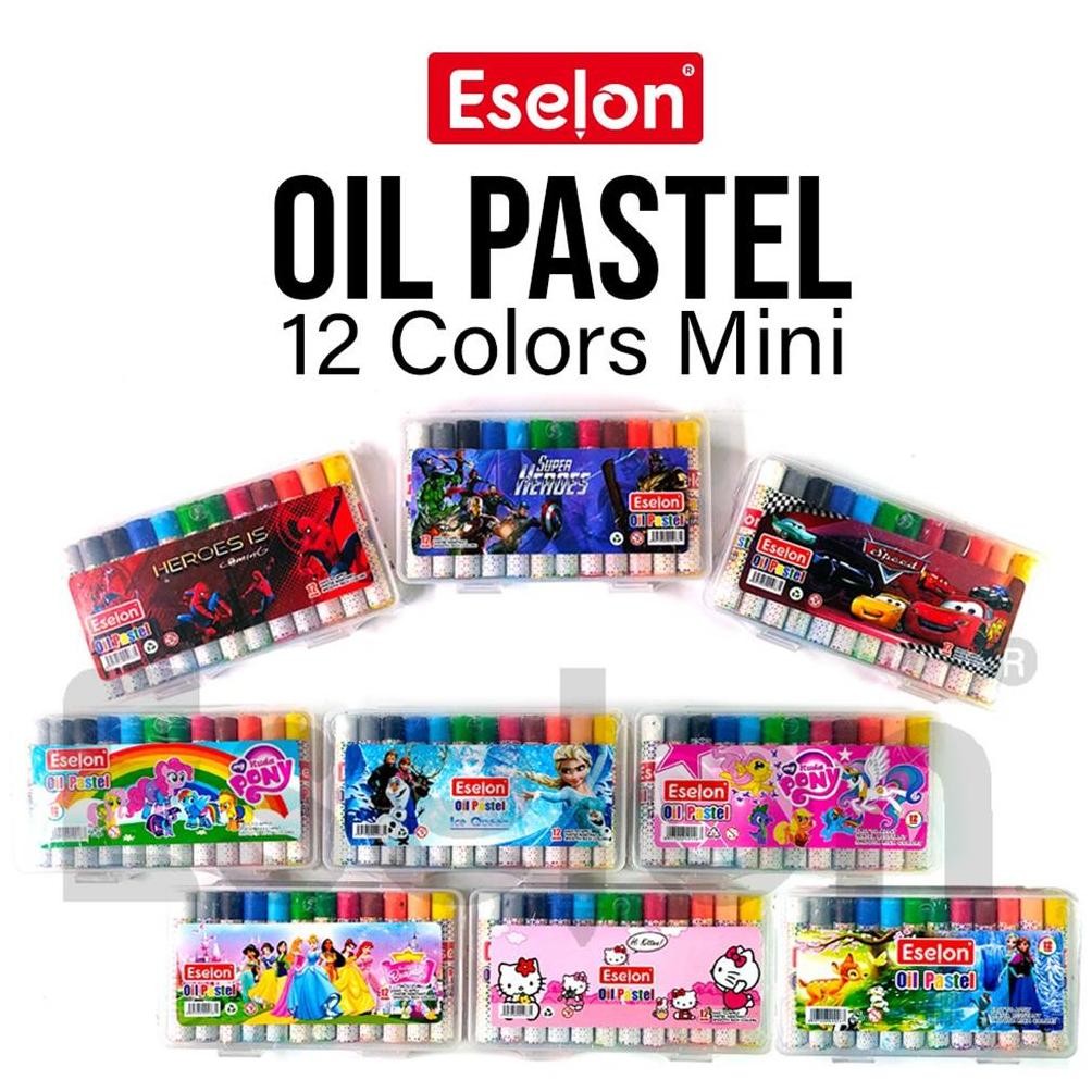 

Premium Crayon Mini Eselon 12 Warna/Oil Pastel Mini Prermium