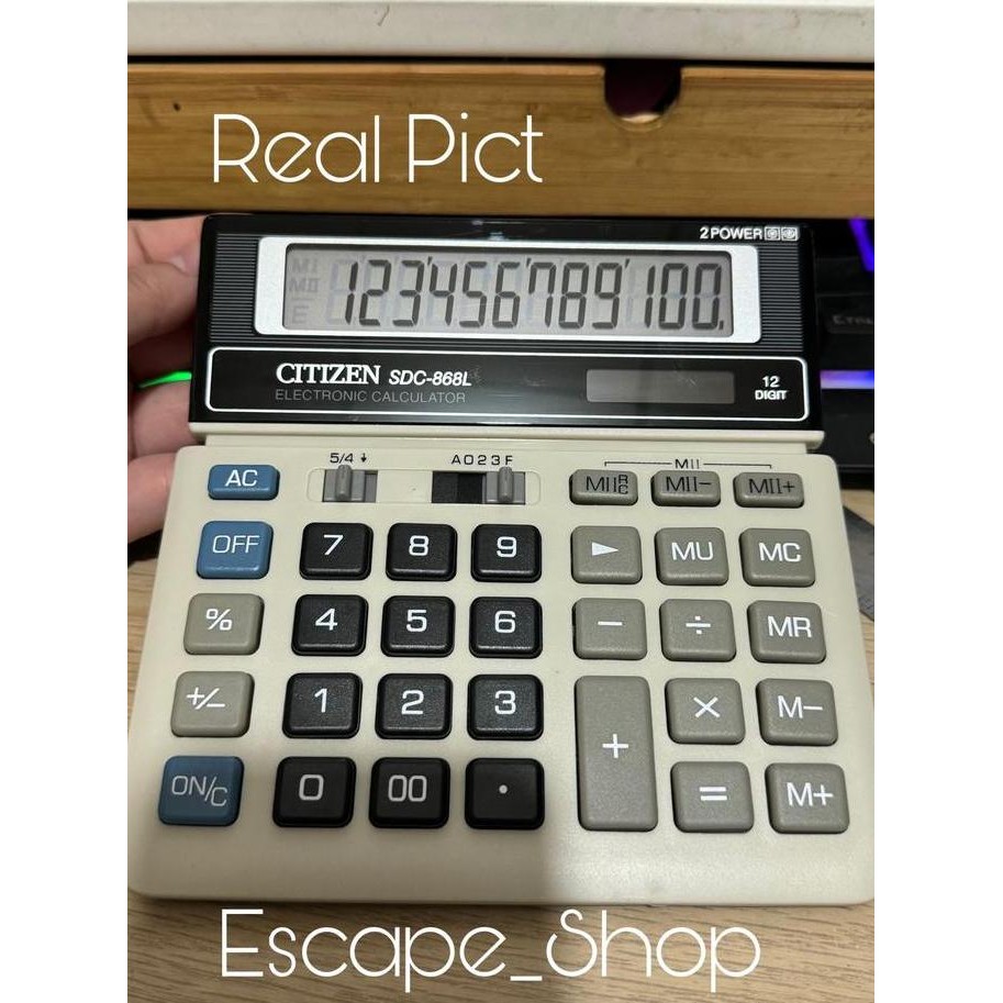 

New Product - Kalkulator Citizen Type Sdc 868 L - Calculator Citizen 12 Digit 868 L Kiarastoreku