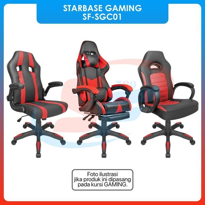 Kaki Starbase Kursi Gaming Kursi Kantor Sf-Gc01 Original Dan Terpercaya