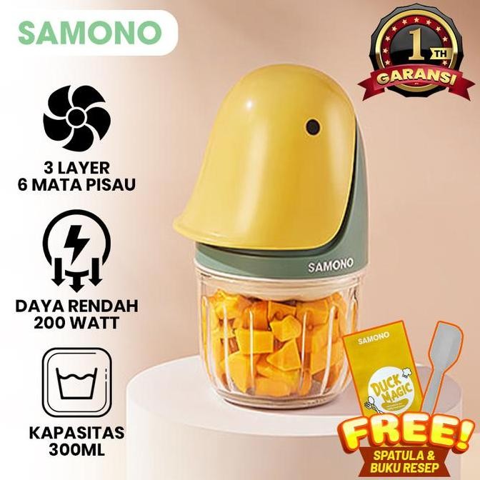 

Terlaris Samono Chopper Magic Duck Penghalus Makanan Hemat Daya 200Watt Sw-C200