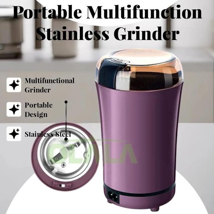 

Terlaris Mesin Blender Chopper Bubuk Pengiling Kopi Cabe Beras Kacang Biji Portable Multifungsi Stainless Dengan Kabel Listrik Oll-W8801 Penggiling