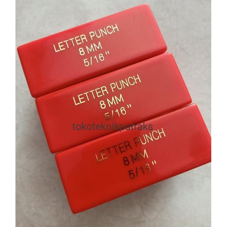 Alat Ketok Huruf / Alat Untu Memperbaiki Nomor Mesin Ukuran 8mm
