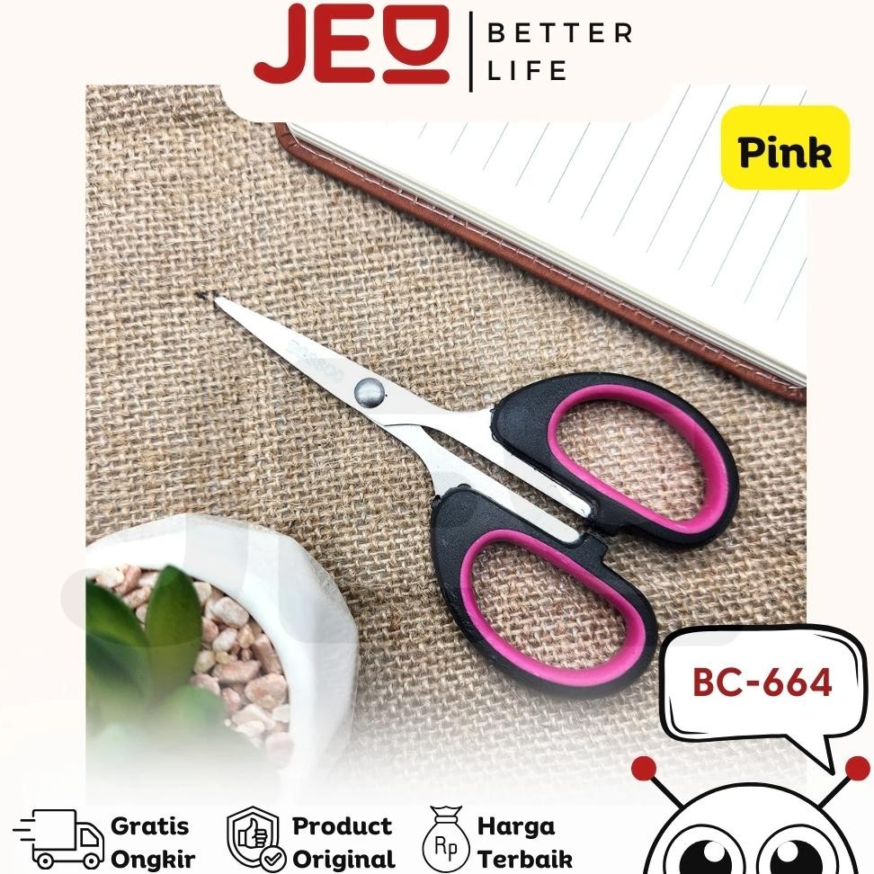 

HJK 1 lembar (12 pcs) Gunting Scissors BOSSCO B-664 5 inch