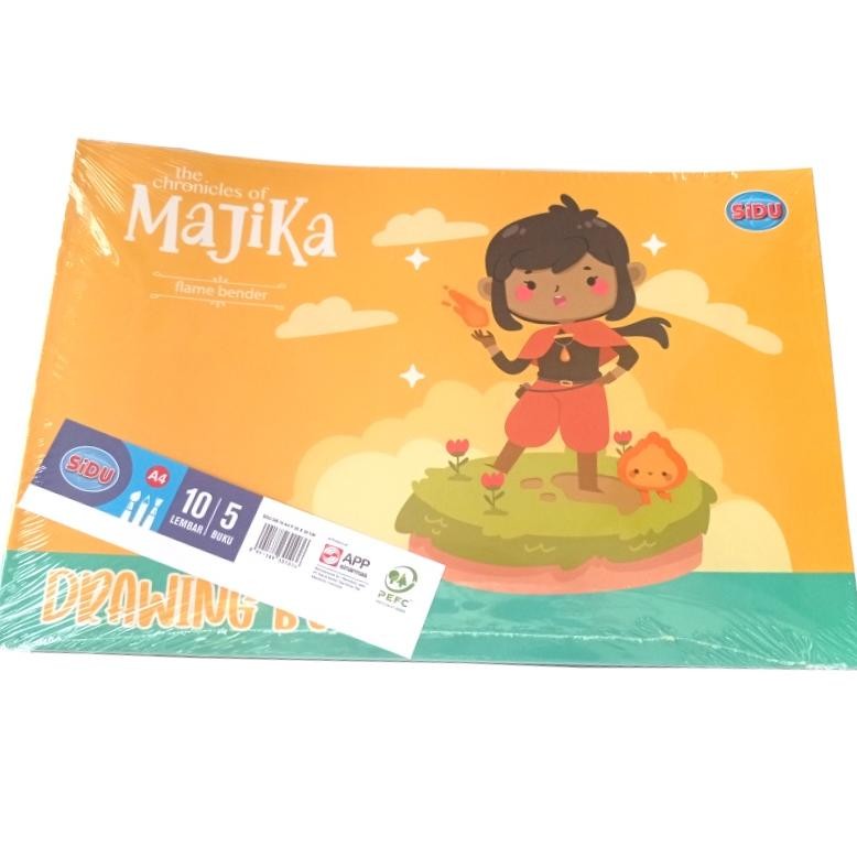 

HJK Buku Gambar Kecil / tanggung / A4 / Drawing book A4 Sidu isi 5 buku