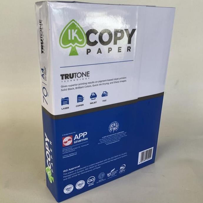 

New Product - Kertas Hvs A4 70Gr Ik Copy Paper Kiarastoreku