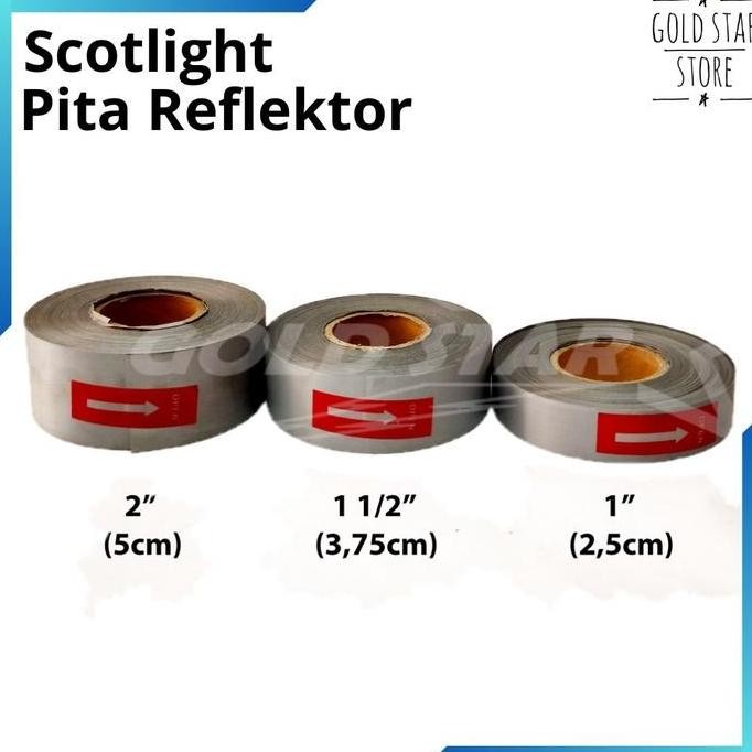 Scotlight Pita Reflektor Reflector Baju Rompi Polisi Security Skotlet