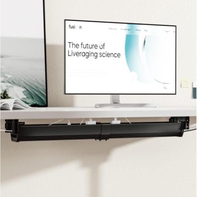 

[SOSHOP] RAK KABEL BAWAH MEJA OXIMUS C91D HITAM / PUTIH | UNIVERSAL UNDER-DESK CABLE MANAGEMENT