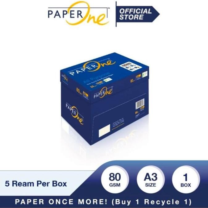 

New Product - Kertas Hvs A3 80 Gram 1 Box 5 Rim Kiarastoreku
