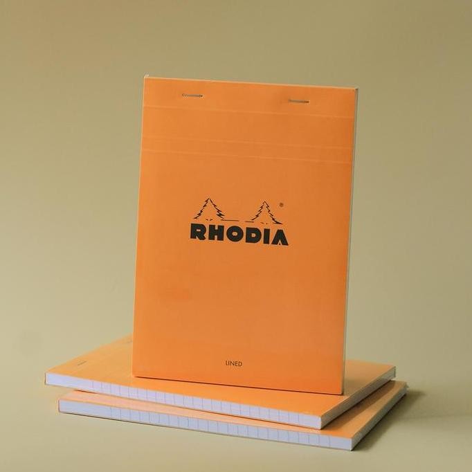 

New Product - Rhodia Lined A5 Stapled Pad Notebook Calligraphy Book Writing Pad Kiarastoreku
