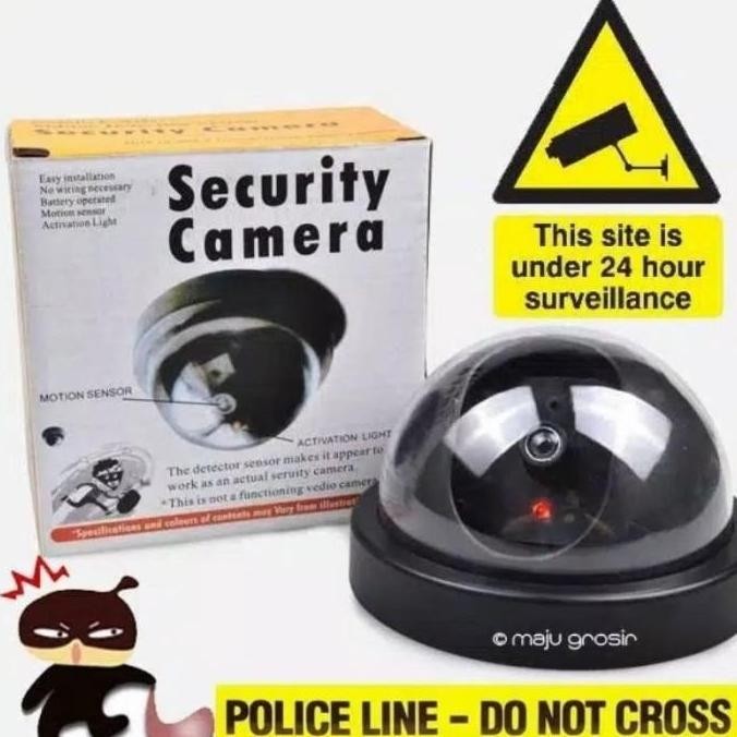 kamera cctv palsu mainan bohongan tiruan dummy fake camera outdoor