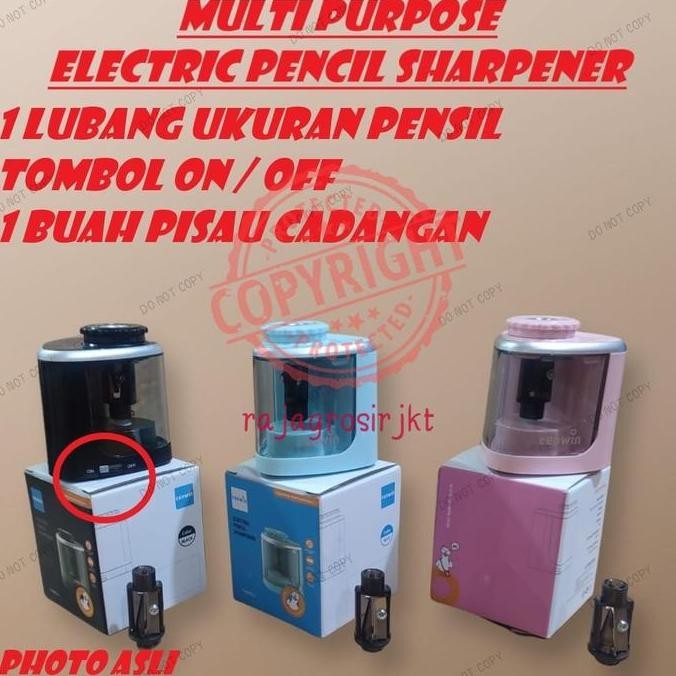 

Rautan Pensil Serutan Electric Pensil Otomatis Elektrik Sharpener Co
