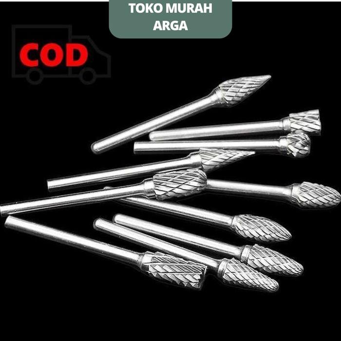 MATA BOR TUNER PORTING 1 SET LENGKAP ISI 10 PCS CUNER PORTER TUNGSTEN CARBIDE UNTUK DIJAMIN GRATIS O