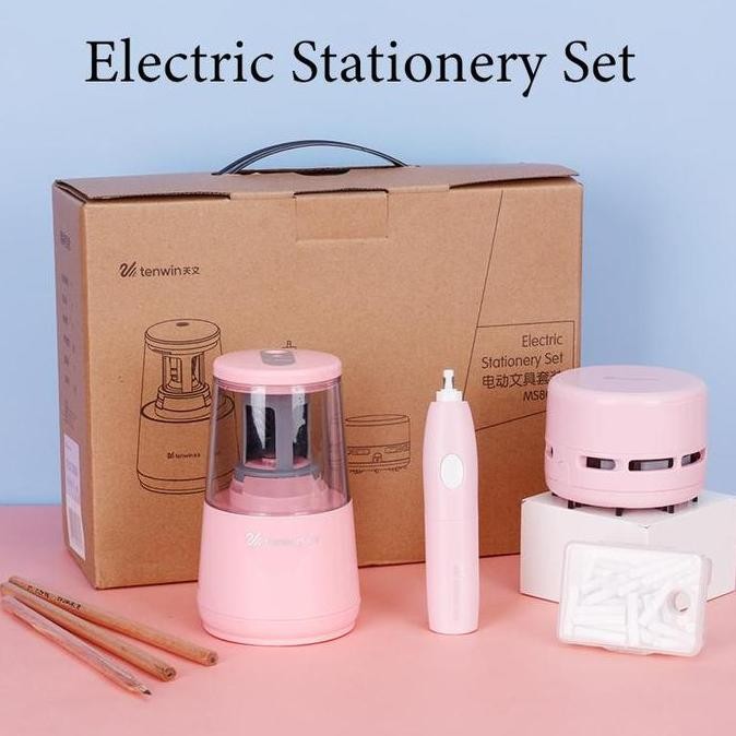 

Tenwin Set Rautan Pensil Elektrik Penghapus Elektronik Set Penyedot Co