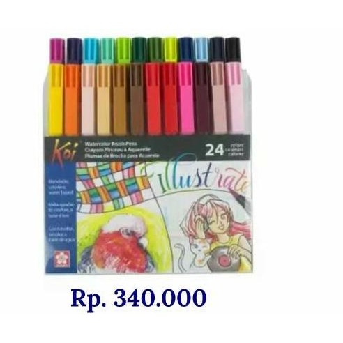 

New Product - Sakura Koi Brush Pen Xbr 24 Warna Kiarastoreku