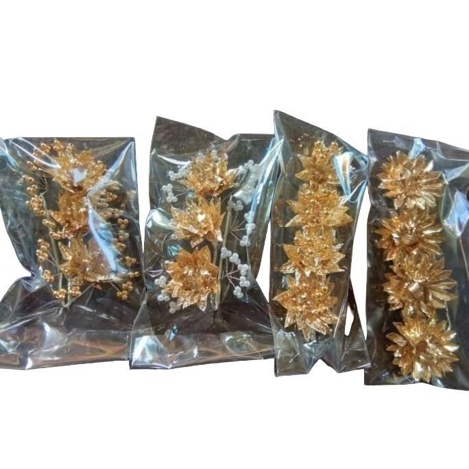 TERBARU - semanggi emas bali /hiasan rambut sanggul bali