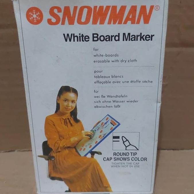 

Spidol Snowman Whiteboard Bg 12 ( 12 Pcs ) Co