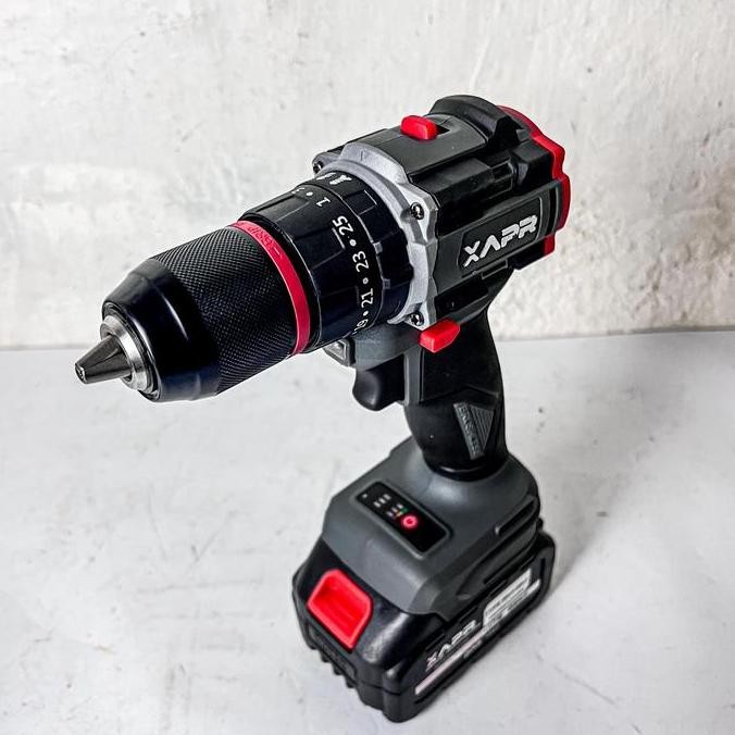 Bor Cordless APR japan 48V 13MM chuck besi impact drill grey edition