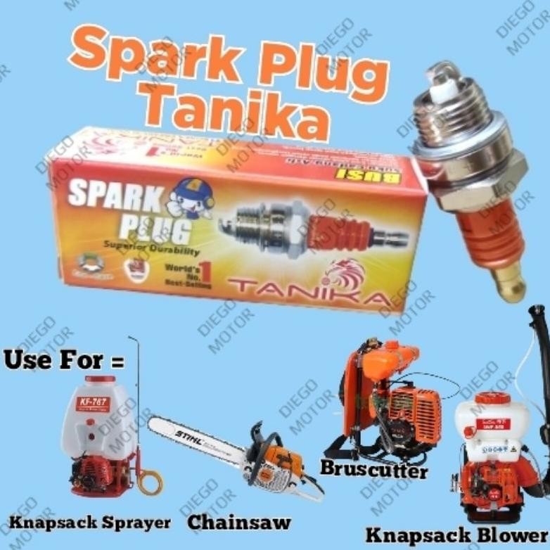 Bisa Cod Spark Plug Busi Tanika Mesin Potong Rumput Bg328 Tl33 338 Semprot Hama Tu26 3Wz4 3Wf3 Chain