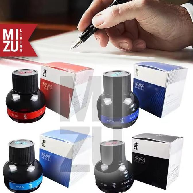 

Hero Waterproof Carbon Black Water Resistant Iron Gall Blue-Black Regular Blue Red Fountain Pen Ink Co
