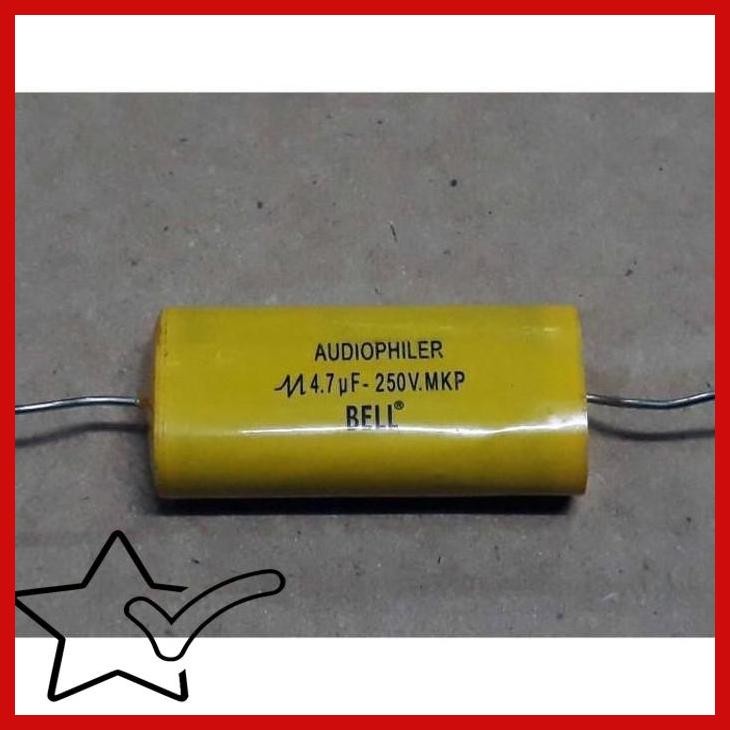 [IWS] KAPASITOR AUDIOPHILER BELL 4,7UF TAHANAN TWEETER