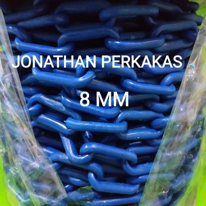 Rantai Plastik 8Mm/Roll Rantai Pvc 8Mm/Roll Rantai Pembatas 8 Mm Co