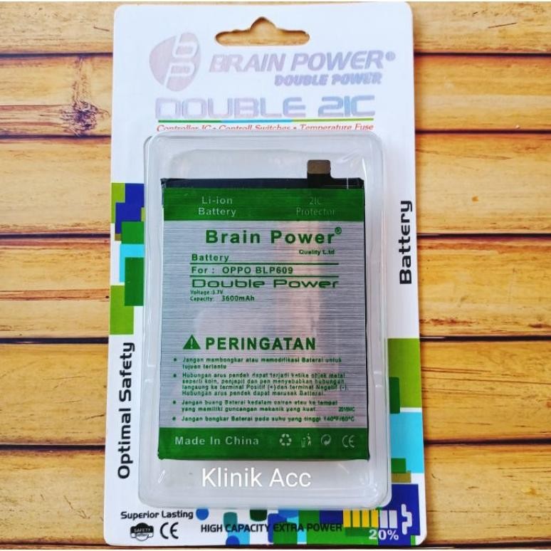 Premium Batre Batre Batrei / Doubel Power / Oppo Blp 609 / Oppo F1 Plus / Batre Batre