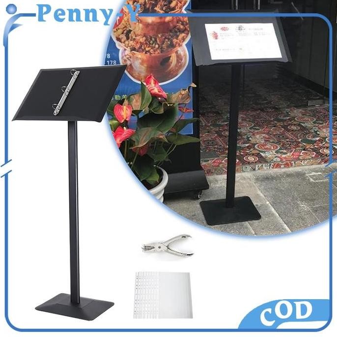 

115Cm Tempat Menu A4 Stand Menu Stand Rak Menu Buku Menu Restoran Co
