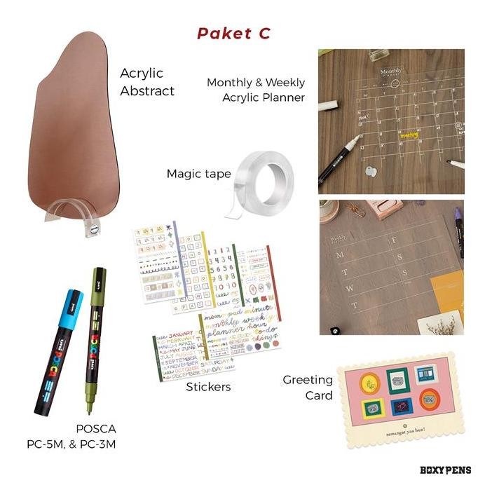 

Boxypens Abstract Acrylic Package - C Co