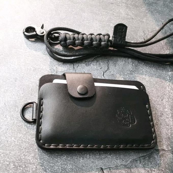 

Bds Metro Leather Wallet Lanyard Id Card Holder , Double Function Co