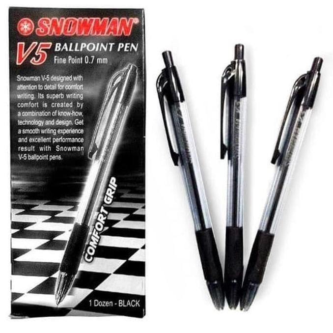 

EN / PULPEN SNOWMAN V5 0.7MM 1 LUSIN - 3 PILIHAN WARNA