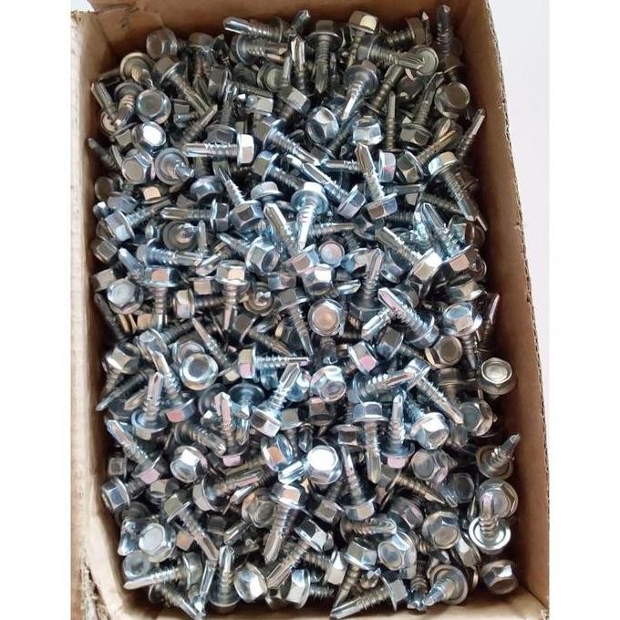 *$*$*$*$] baut sekrup baja ringan YSK baut roofing ruping baja ringan per kotak